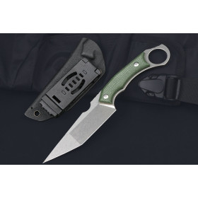 BK012 Army Green Color 14C28N Blade Karambit knife Outdoor Camping Multi-Function Claw Knife UD407719